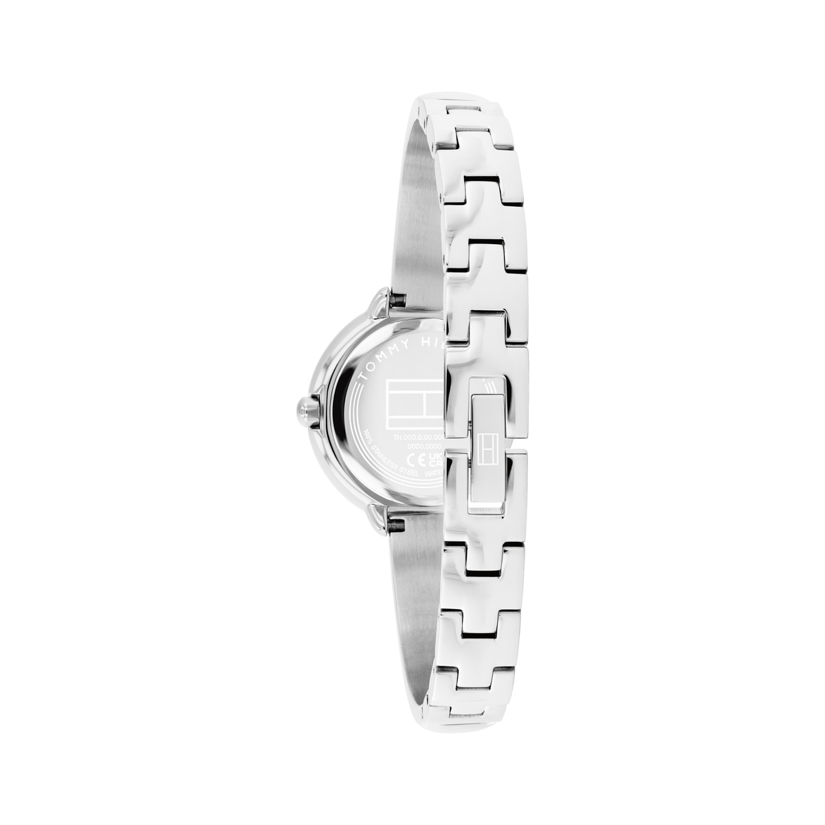 Reloj Análogo Demi Bangle Casual Plateado de Mujer