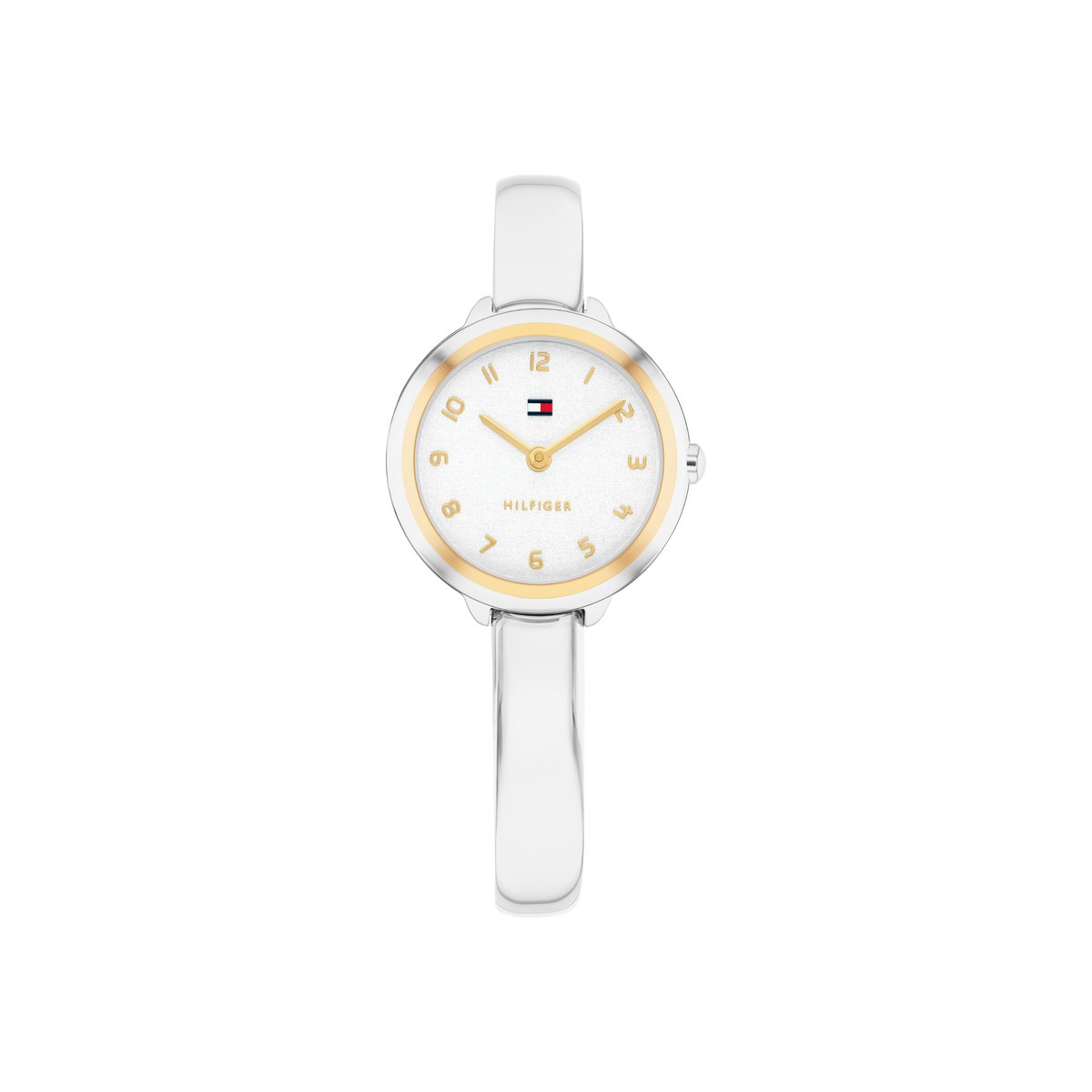 Reloj Análogo Demi Bangle Casual Plateado de Mujer