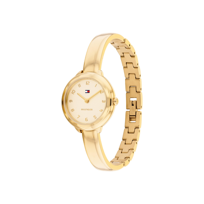 Reloj Análogo Demi Bangle Casual Dorado de Mujer