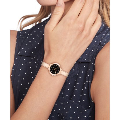 Reloj Análogo Demi Bangle Casual Oro Rosa de Mujer