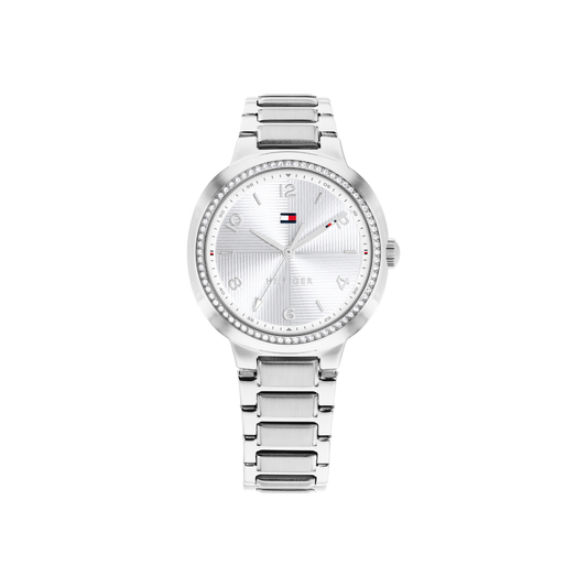 Reloj Análogo Tommy Hilfiger Savannah Cuarzo Plateado de Mujer