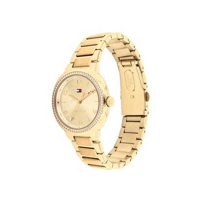 Reloj Análogo Tommy Hilfiger Savannah Cuarzo Dorado de Mujer