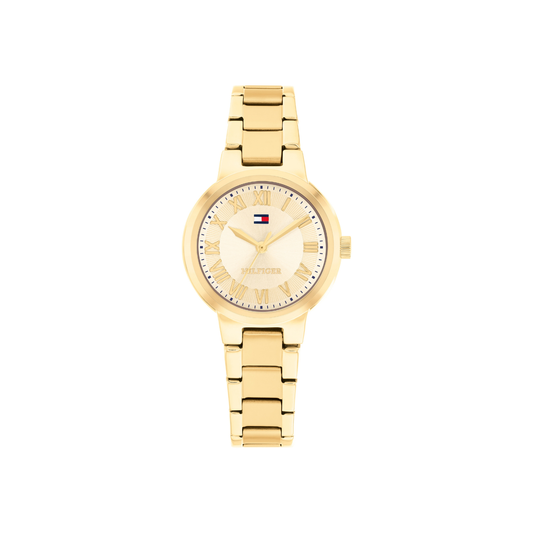 Reloj Análogo Tommy Hilfiger Becca Cuarzo Dorado de Mujer