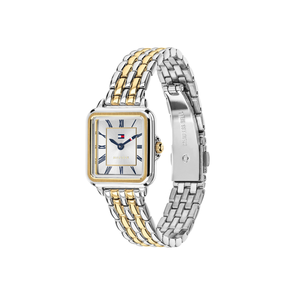 Reloj Análogo Tommy Hilfiger Mia Cuarzo Plateado y Dorado de Mujer