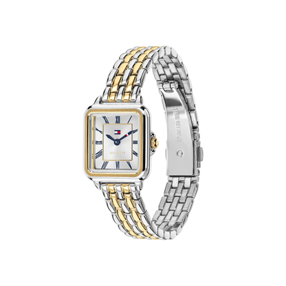 Reloj Análogo Tommy Hilfiger Mia Cuarzo Plateado y Dorado de Mujer