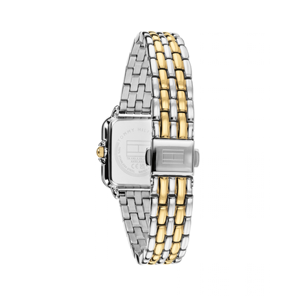 Reloj Análogo Tommy Hilfiger Mia Cuarzo Plateado y Dorado de Mujer