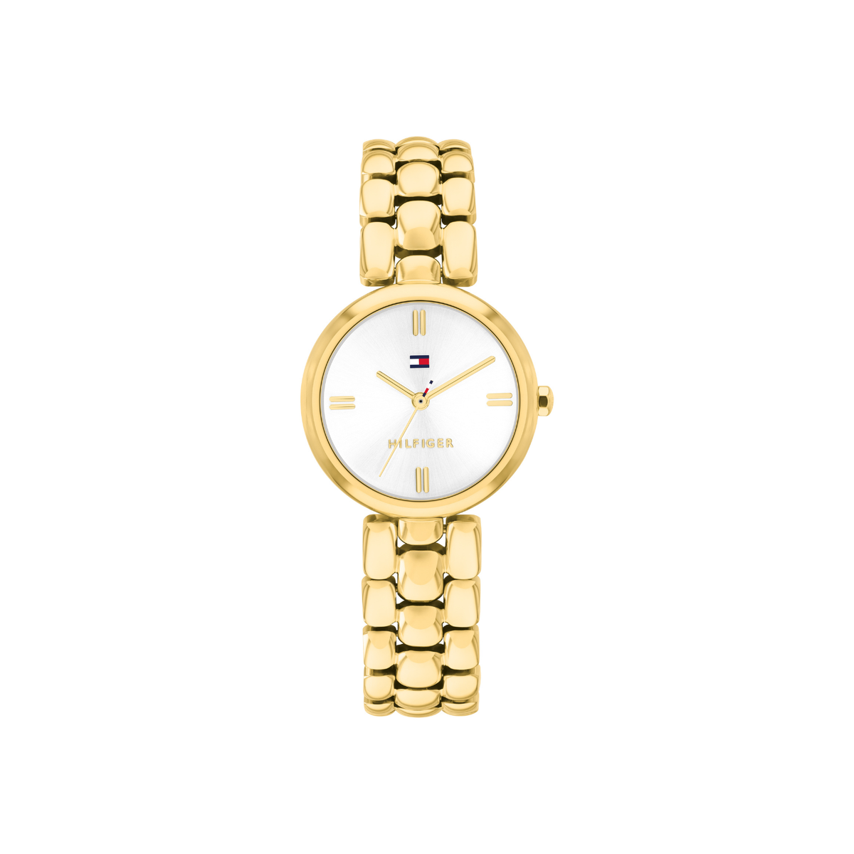 Reloj Análogo Tommy Hilfiger Annie Cuarzo Blanco y Dorado de Mujer