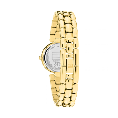 Reloj Análogo Tommy Hilfiger Annie Cuarzo Blanco y Dorado de Mujer