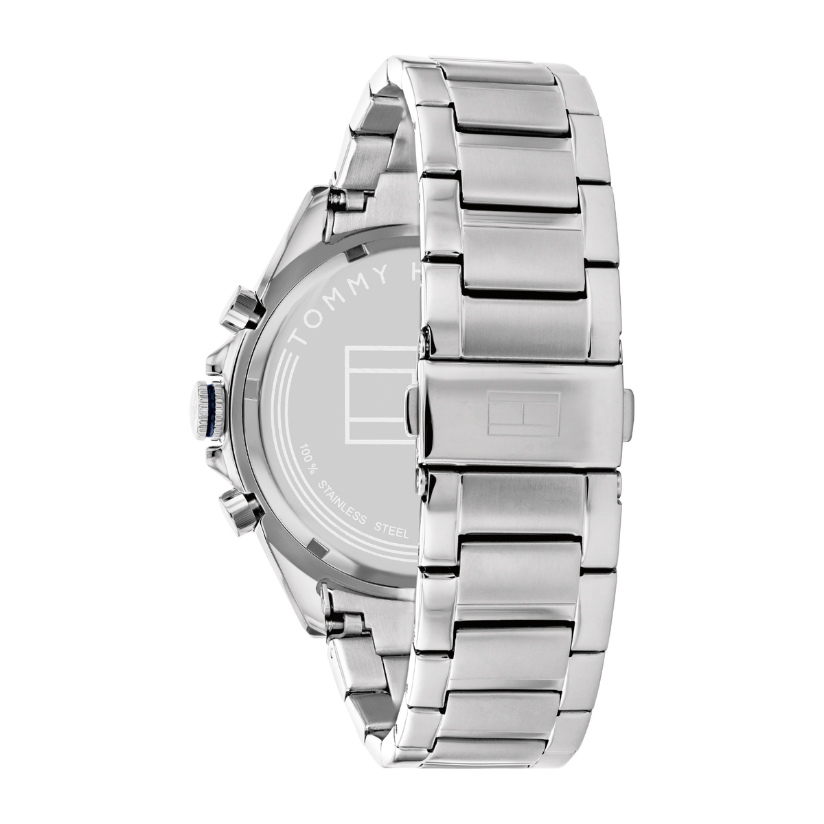 Reloj Análogo Tommy Hilfiger Owen Cuarzo Azul, Rojo y Plateado de Hombre