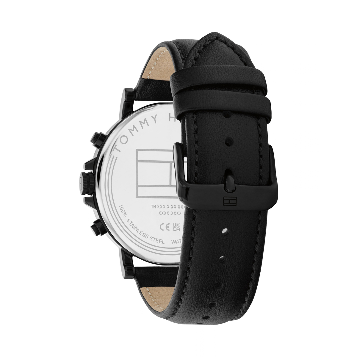 Reloj Análogo Tommy Hilfiger Tyson Cuarzo Negro y Dorado de Hombre