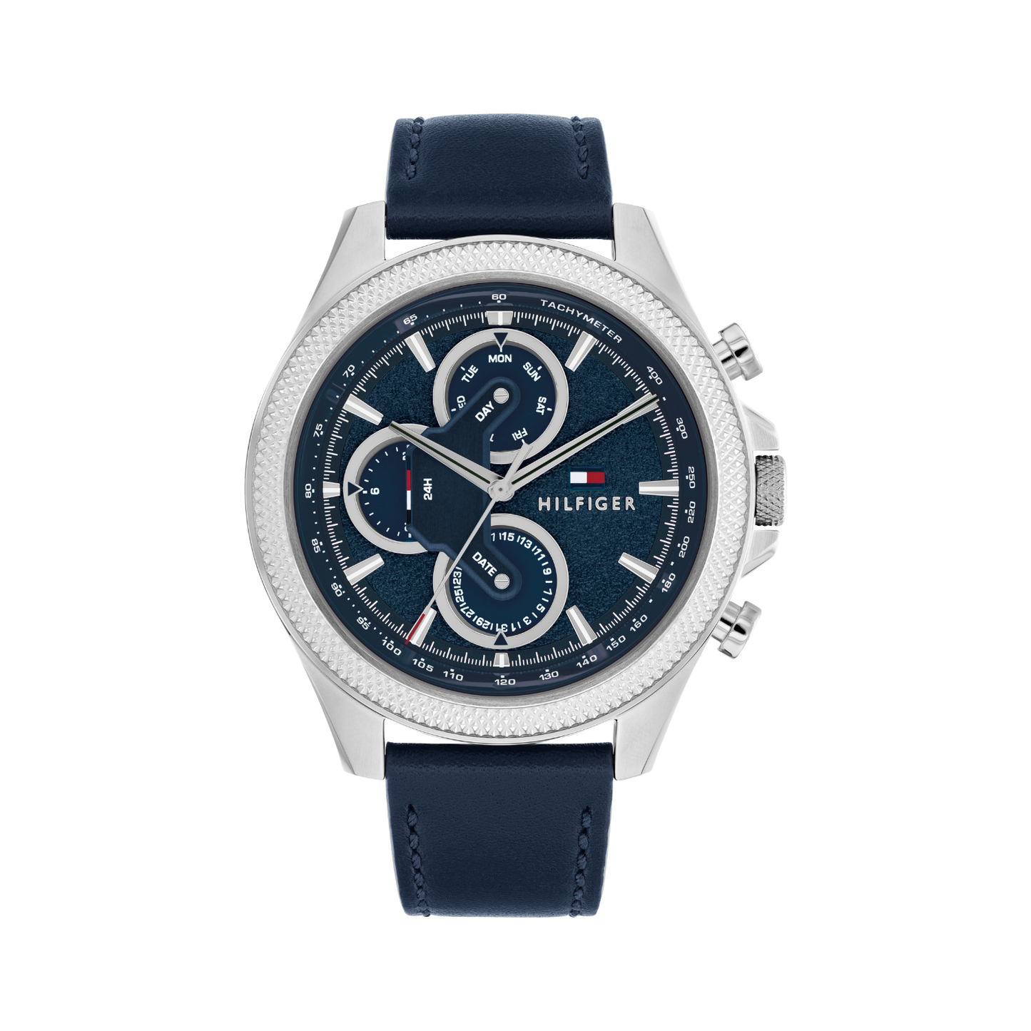 Reloj Análogo Casual Plateado de Hombre