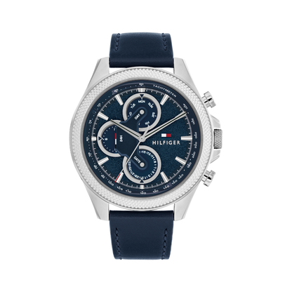 Reloj Análogo Casual Plateado de Hombre