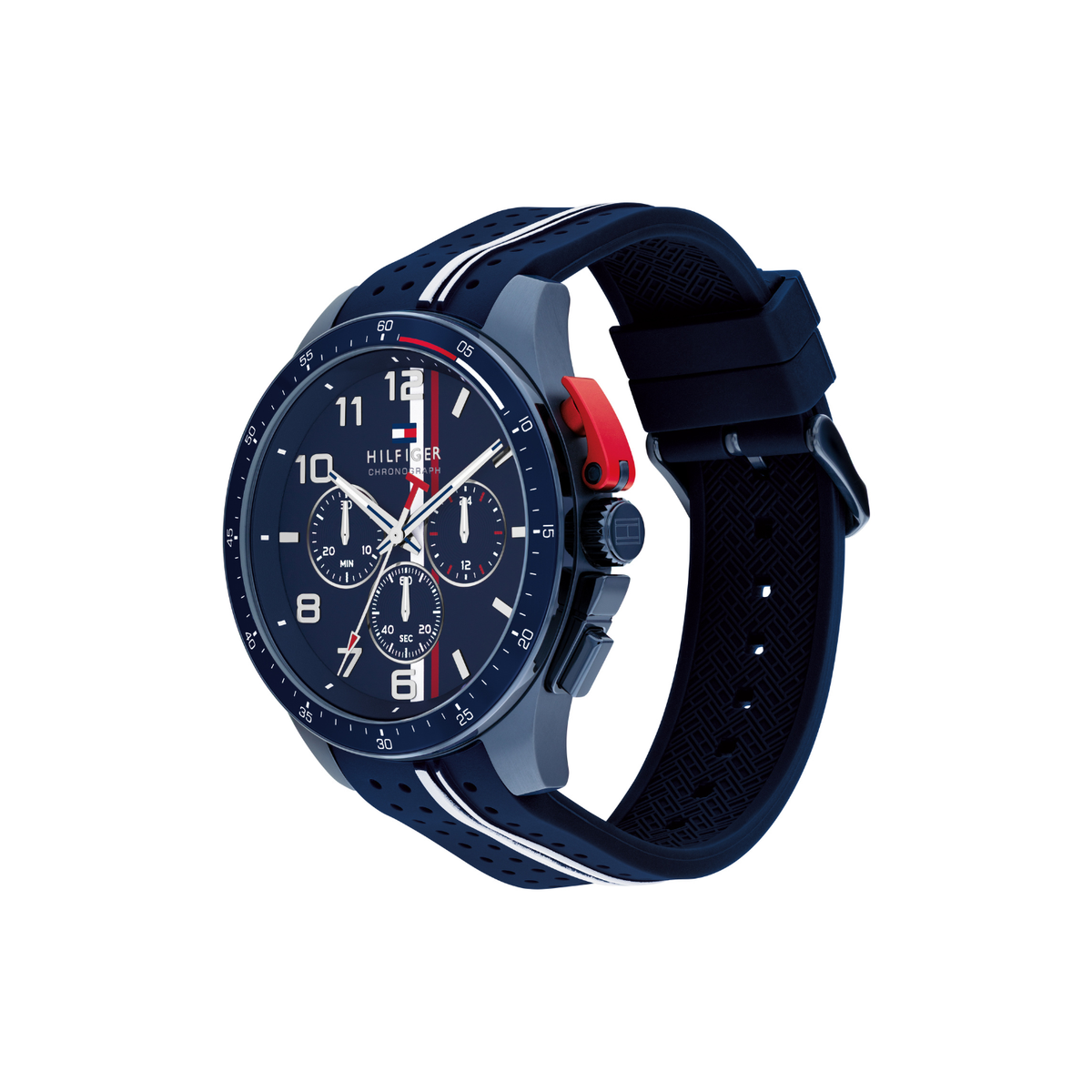 Reloj Análogo Deportivo Azul Oscuro de Hombre