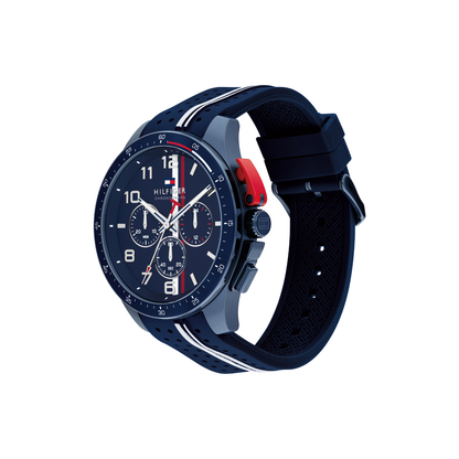 Reloj Análogo Deportivo Azul Oscuro de Hombre