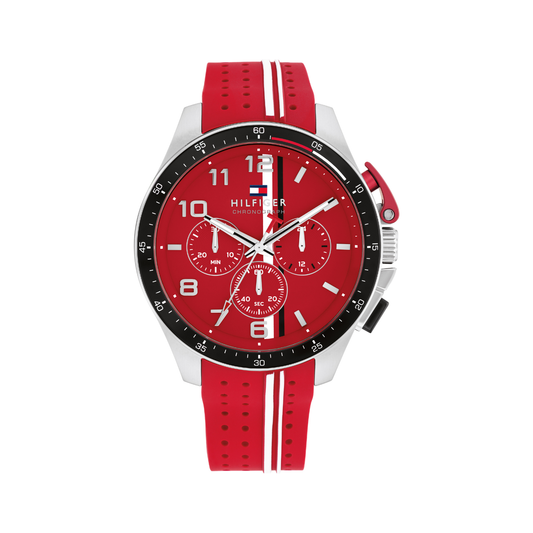 Reloj Análogo Deportivo Rojo de Hombre