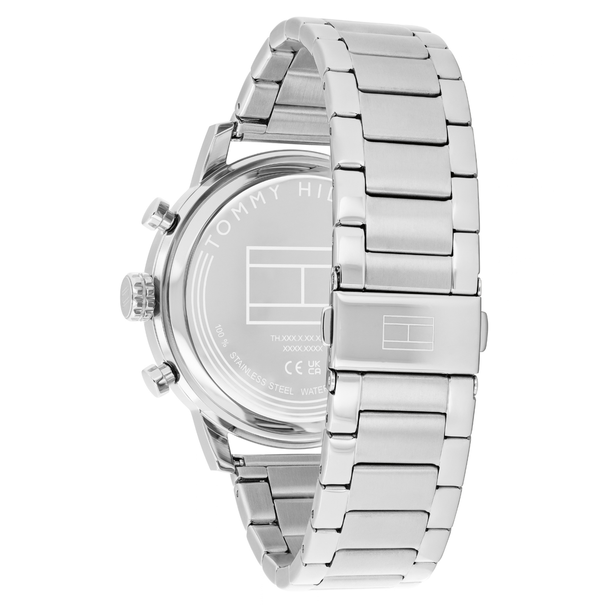 Reloj Análogo Tommy Hilfiger Rocky Cuarzo Verde y Plateado de Hombre