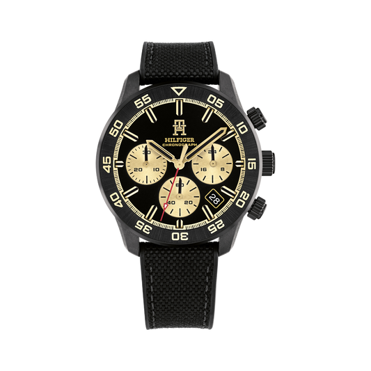 Reloj Análogo Deportivo Negro de Hombre