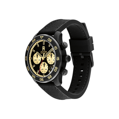 Reloj Análogo Deportivo Negro de Hombre