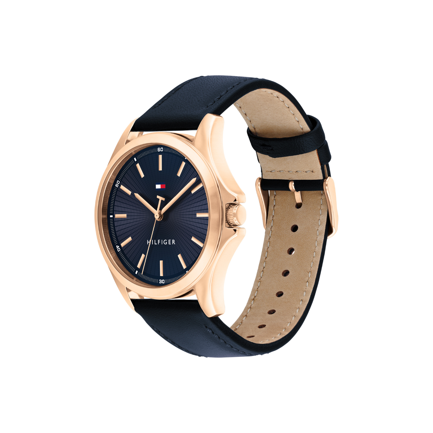 Reloj Análogo Casual Oro Rosa de Hombre