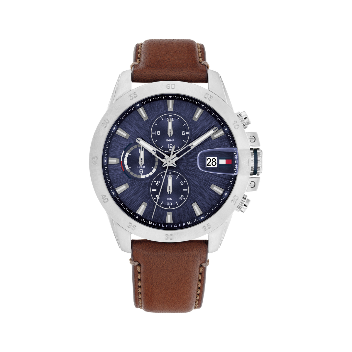 Reloj Análogo Tommy Hilfiger Jameson Cuarzo Azul y Marrón de Hombre