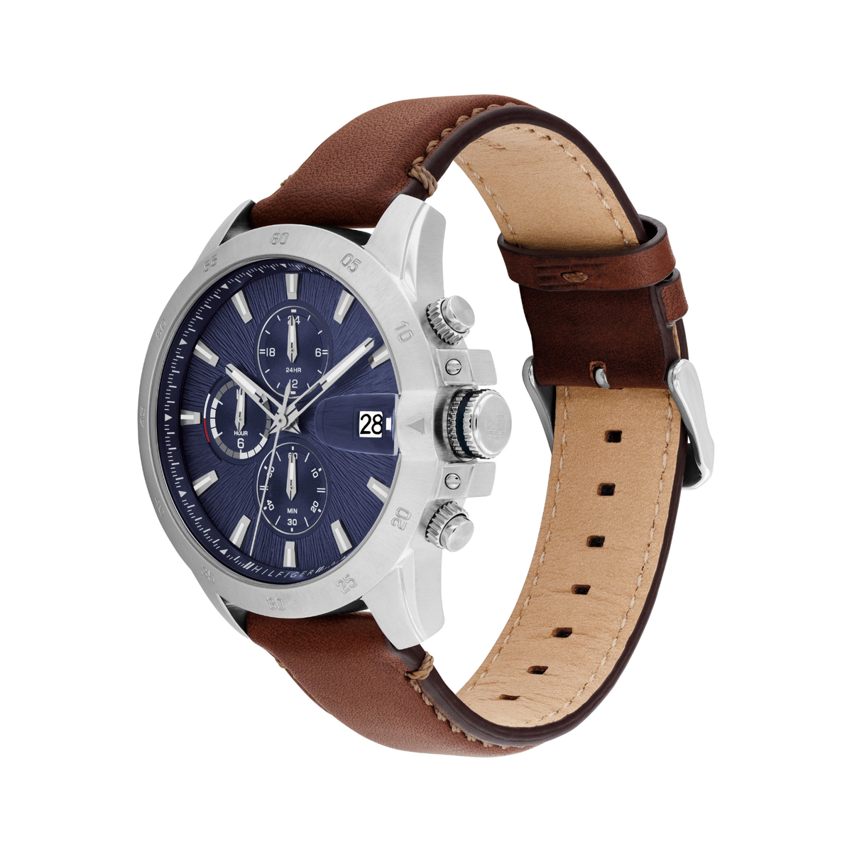 Reloj Análogo Tommy Hilfiger Jameson Cuarzo Azul y Marrón de Hombre