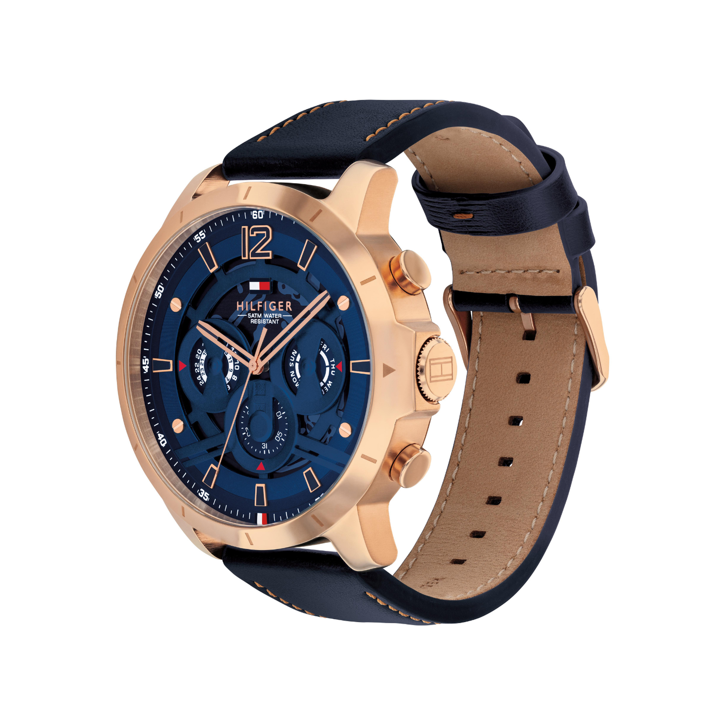 Reloj Análogo Casual Oro Rosa de Hombre