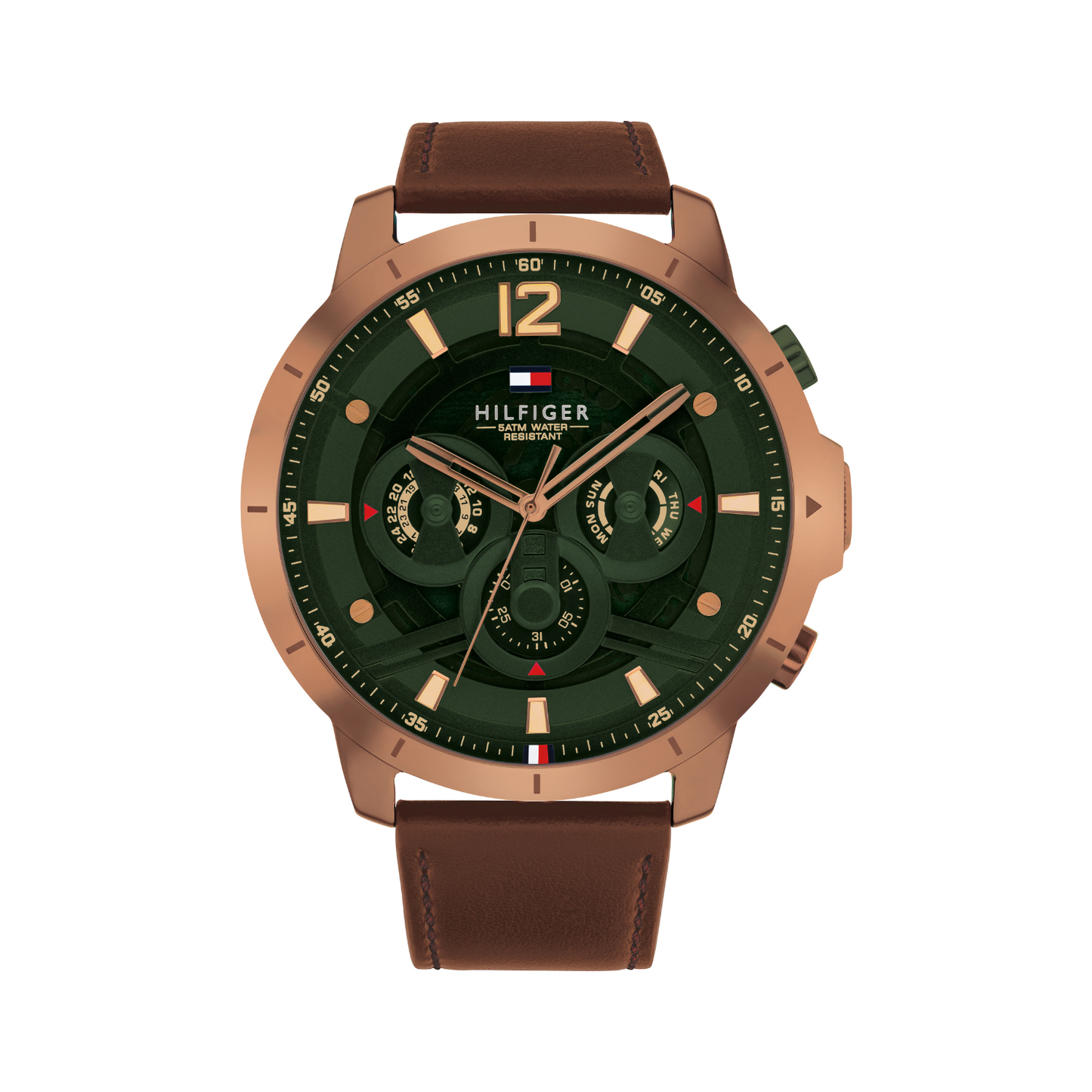 Reloj Análogo Casual Oro Rosa de Hombre