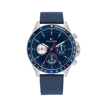 Reloj Análogo Deportivo Azul Oscuro de Hombre