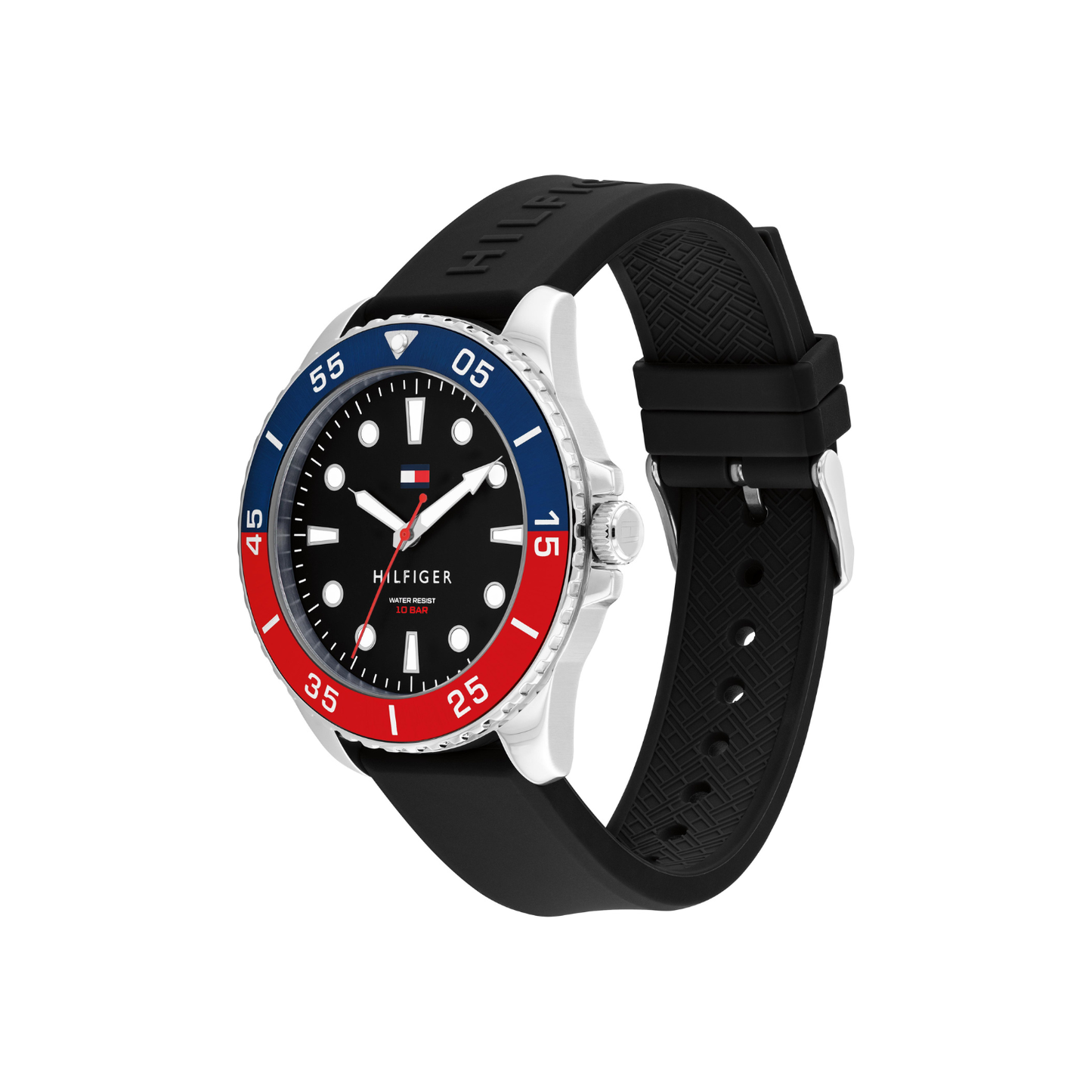 Reloj Análogo Deportivo Plateado de Hombre