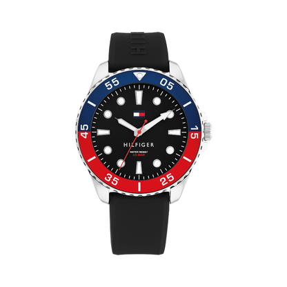 Reloj Análogo Deportivo Plateado de Hombre