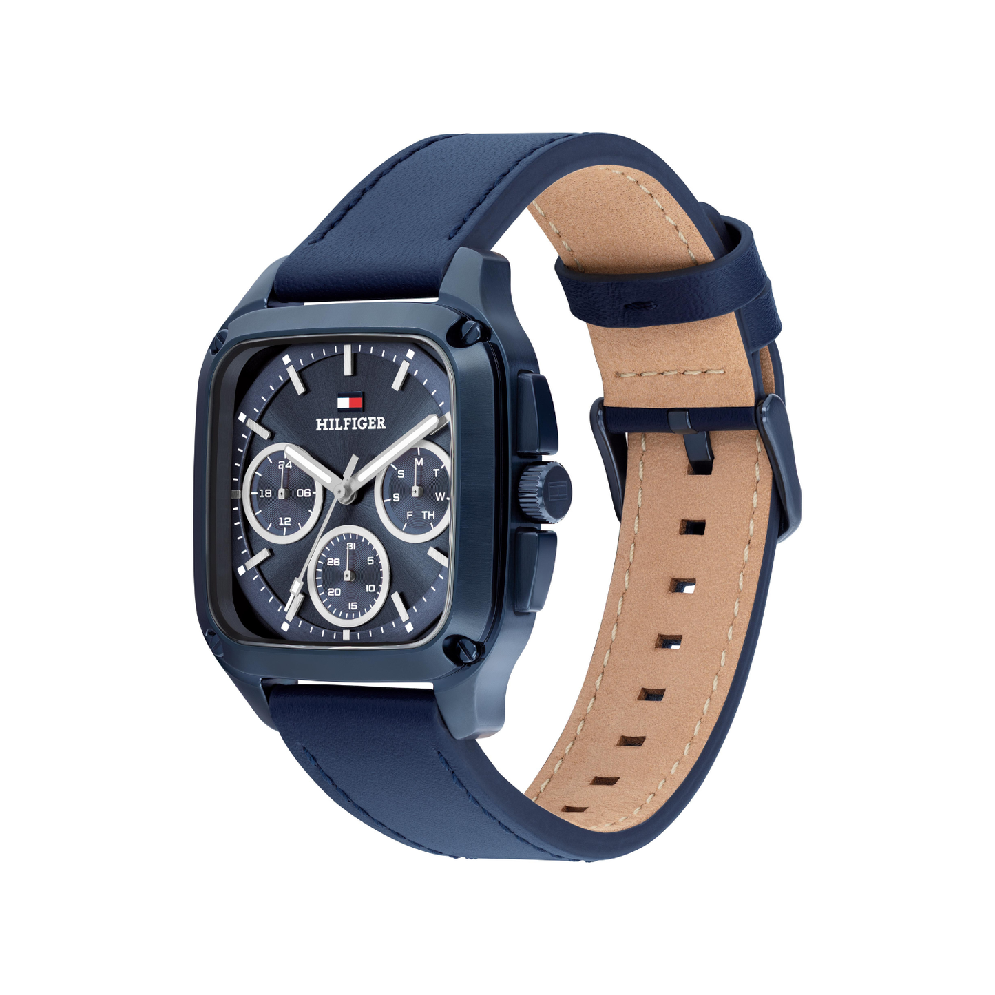 Reloj Análogo Casual Azul Oscuro de Hombre