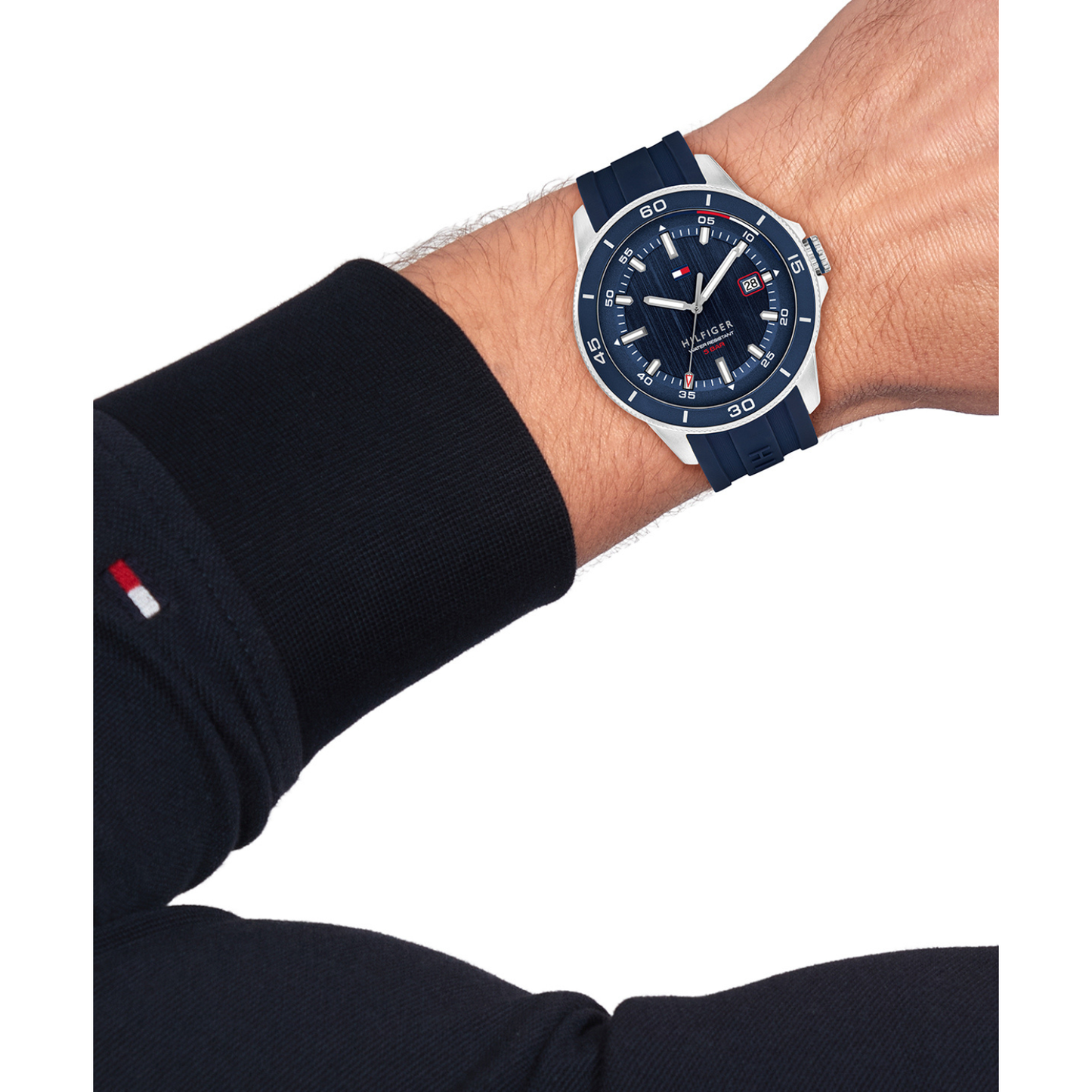 Reloj Análogo Casual Azul Oscuro de Hombre