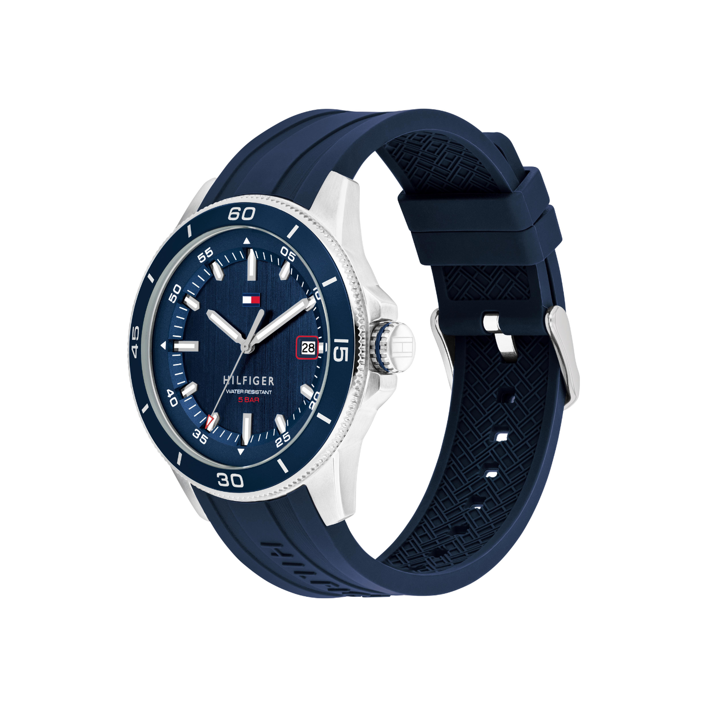 Reloj Análogo Casual Azul Oscuro de Hombre
