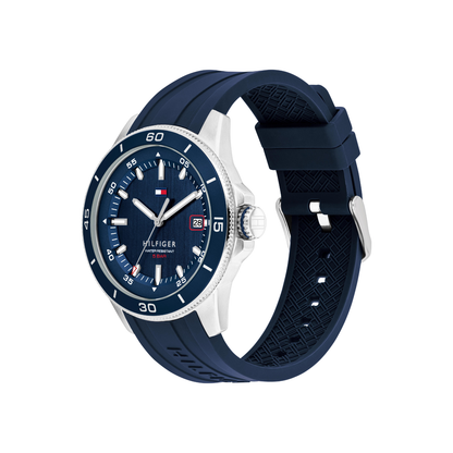 Reloj Análogo Casual Azul Oscuro de Hombre