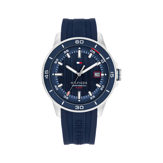 Reloj Análogo Casual Azul Oscuro de Hombre