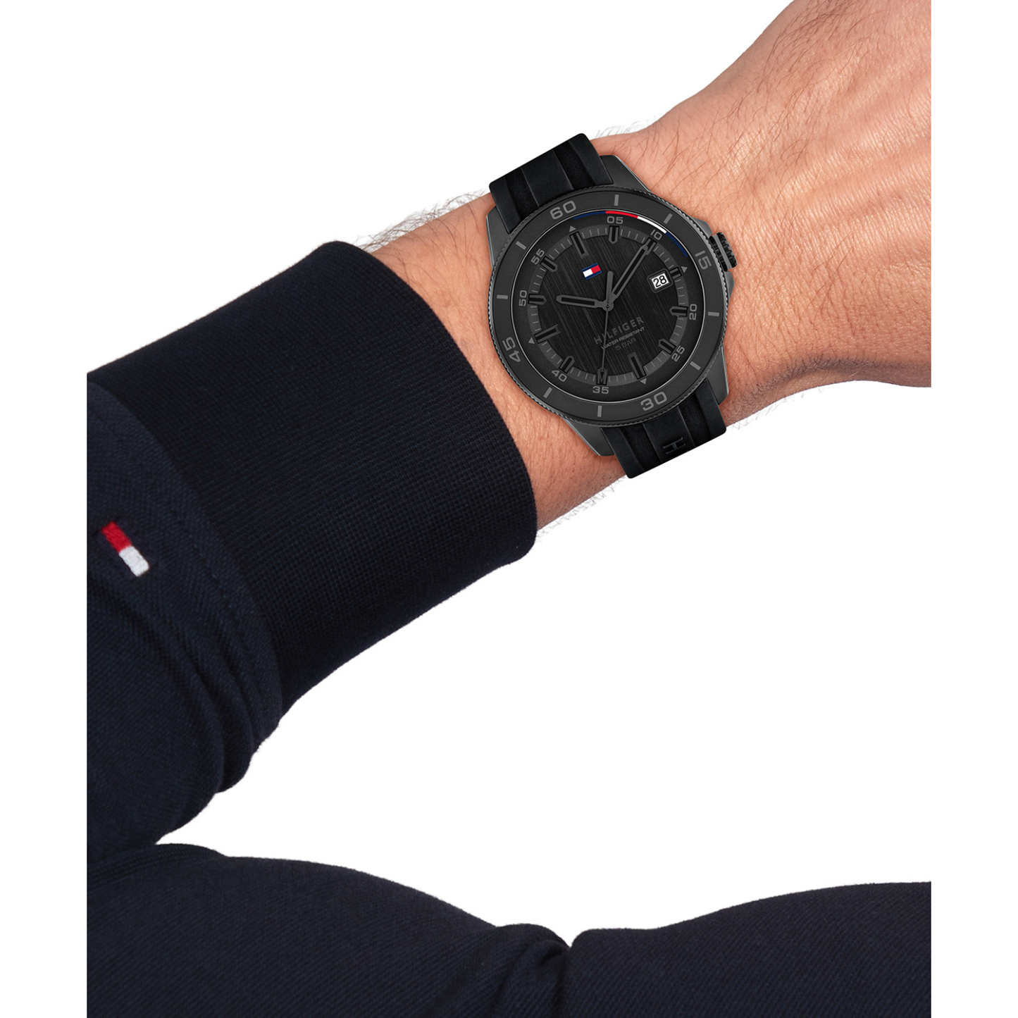Reloj Análogo Casual Negro de Hombre