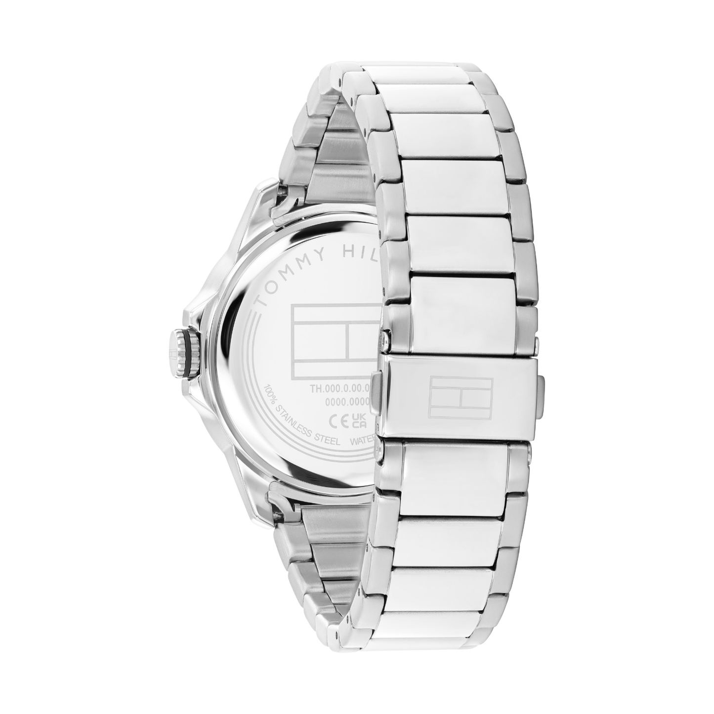 Reloj Análogo Casual Plateado de Hombre
