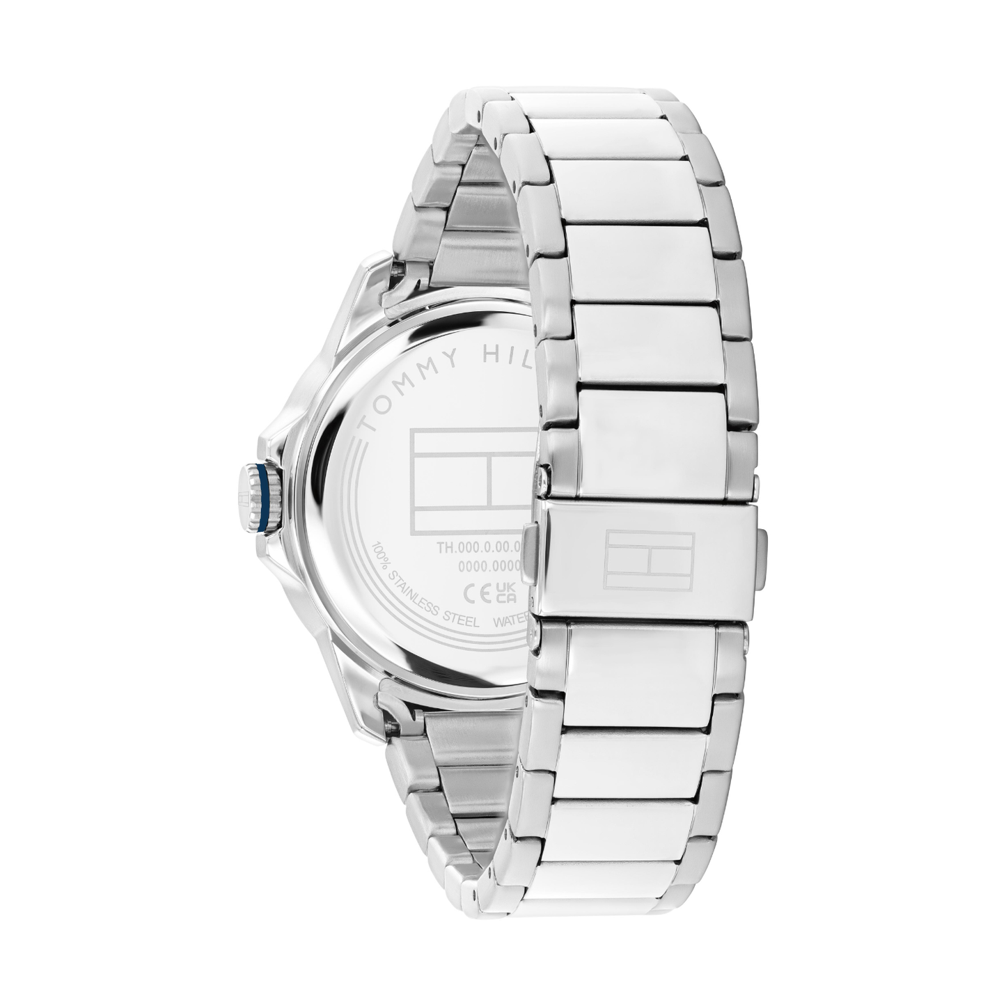 Reloj Análogo Casual Plateado de Hombre