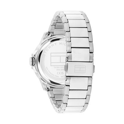 Reloj Análogo Casual Plateado de Hombre