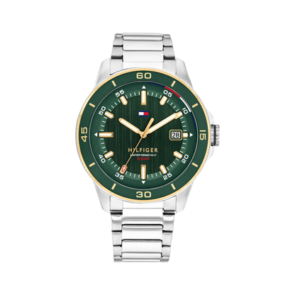 Reloj Análogo Casual Plateado de Hombre