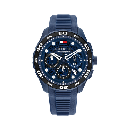 Reloj Análogo Tommy Hilfiger TH-Regatta Cuarzo Azul de Hombre