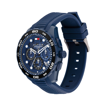 Reloj Análogo Tommy Hilfiger TH-Regatta Cuarzo Azul de Hombre