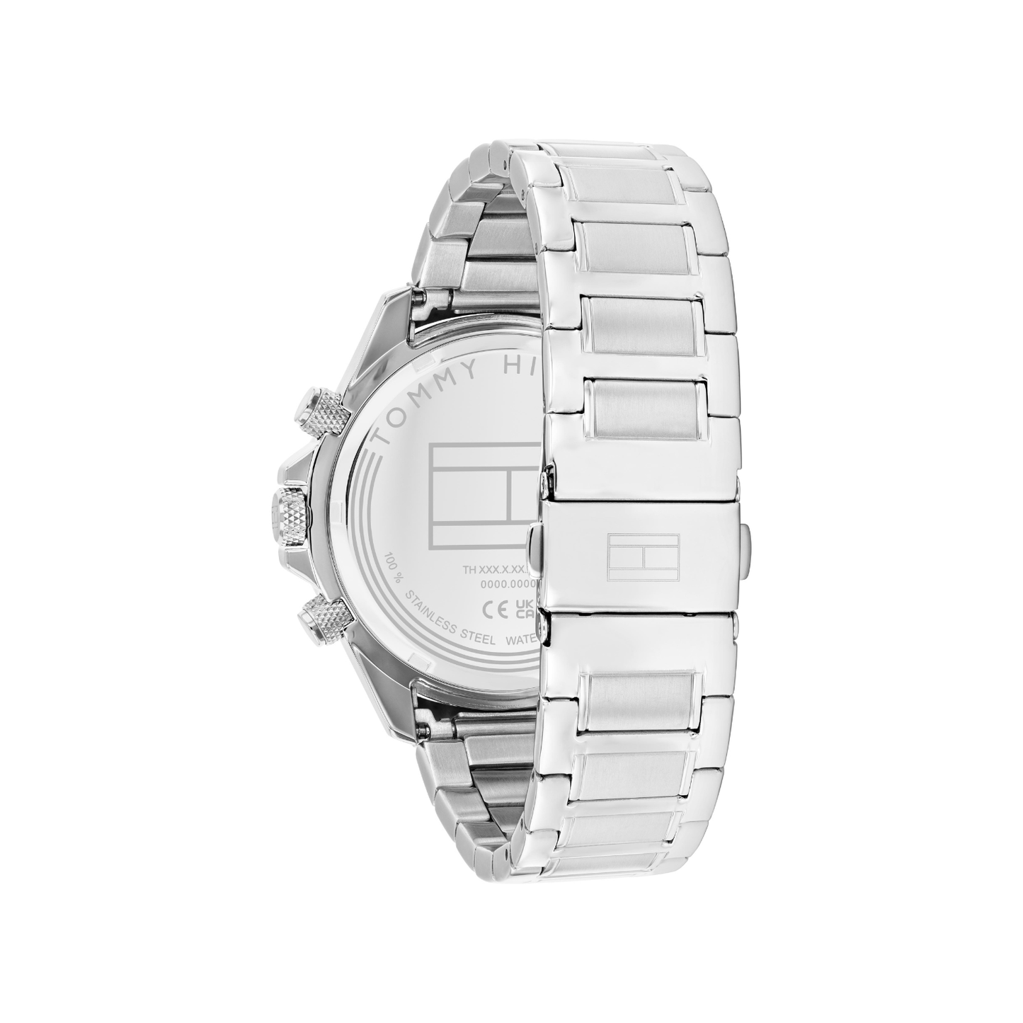 Reloj Análogo Casual Plateado de Hombre