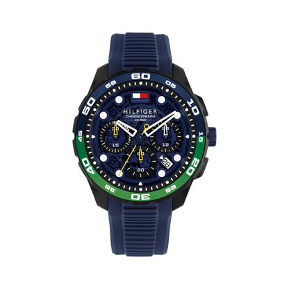 Reloj Análogo Deportivo Azul de Hombre