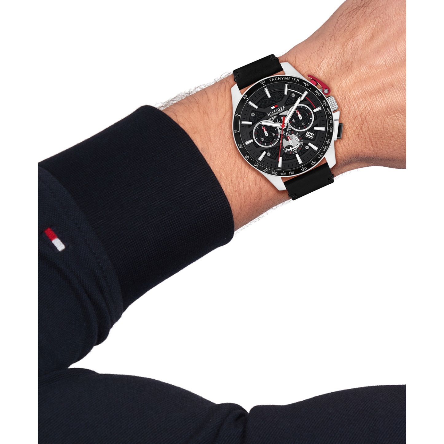 Reloj Análogo Casual Plateado de Hombre