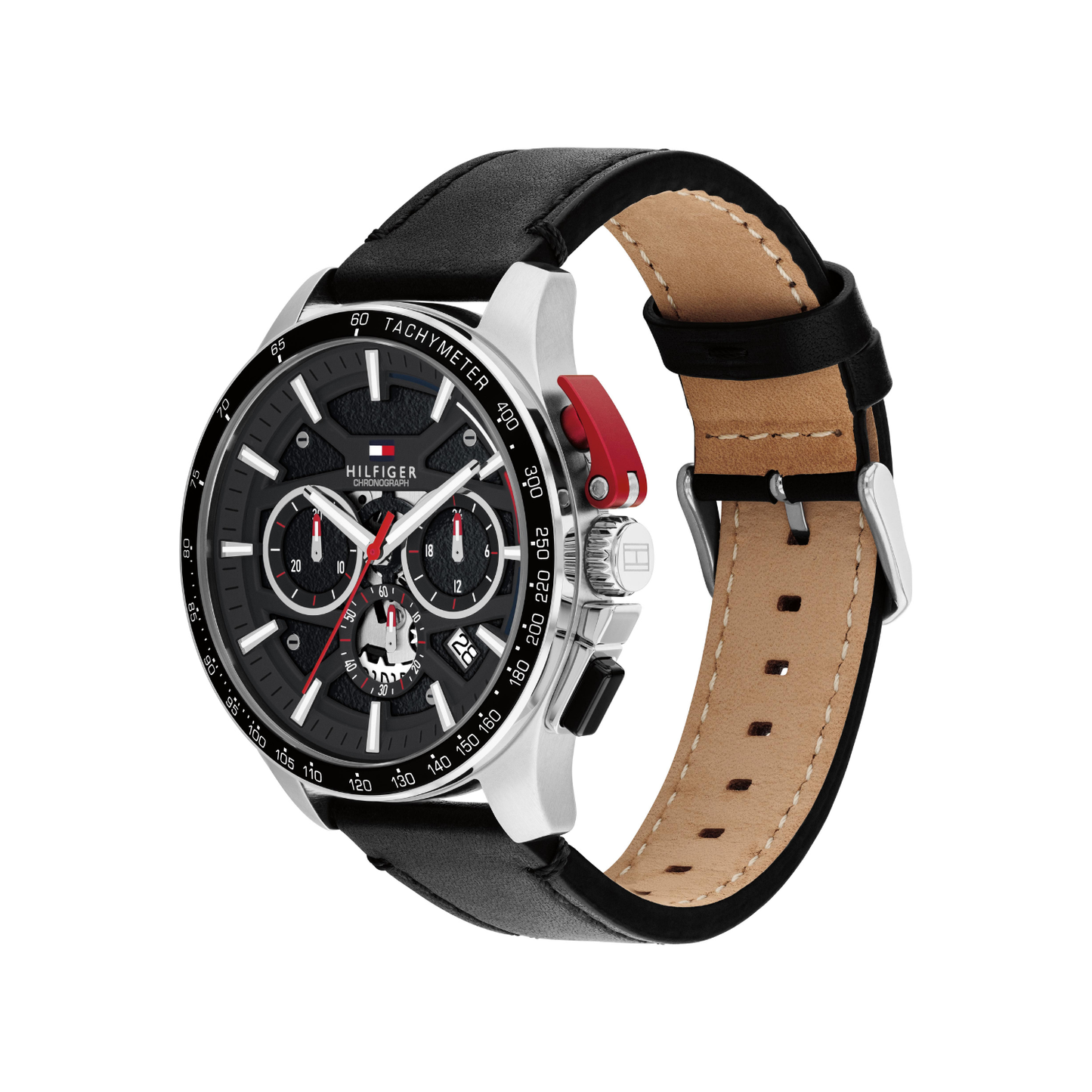 Reloj Análogo Casual Plateado de Hombre