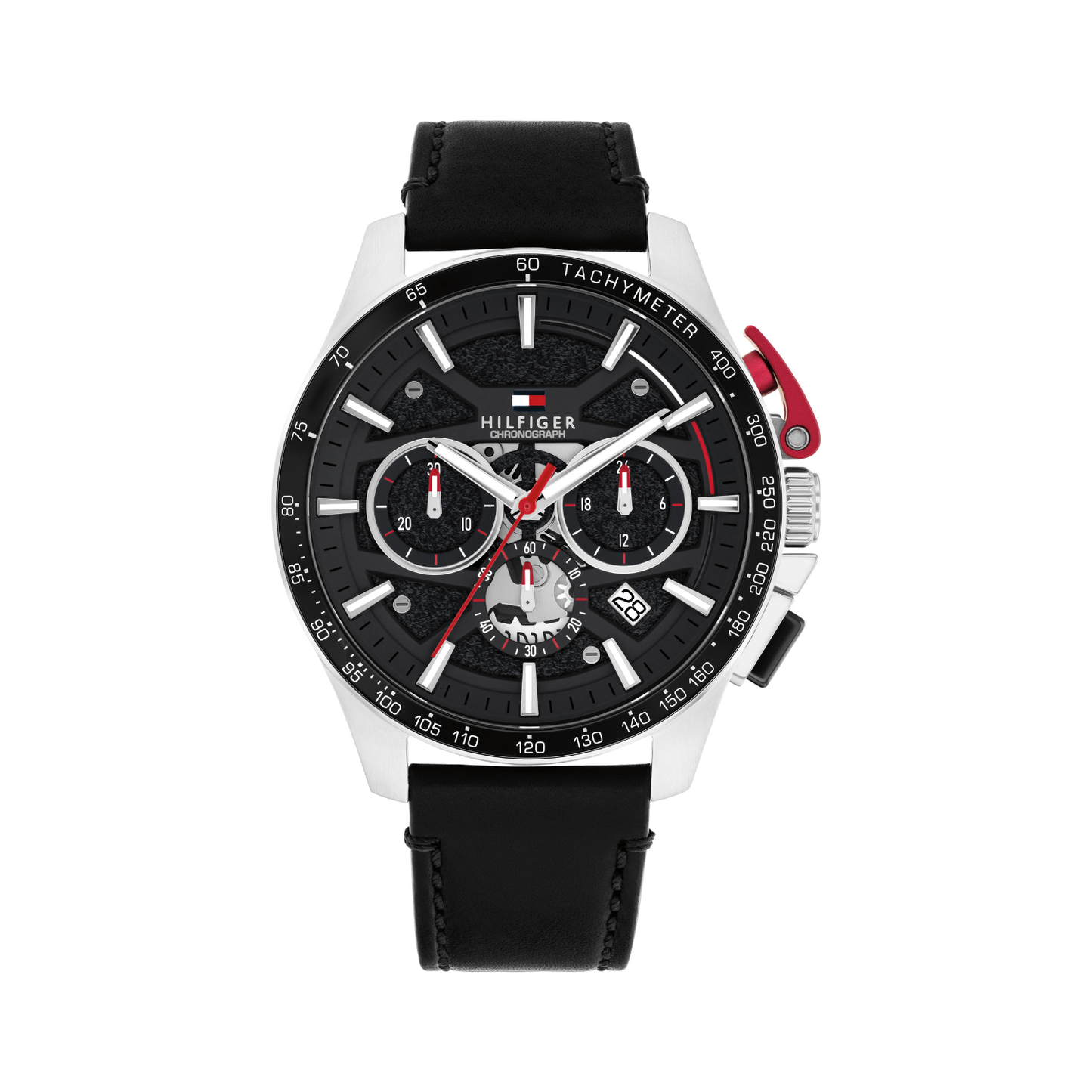 Reloj Análogo Casual Plateado de Hombre