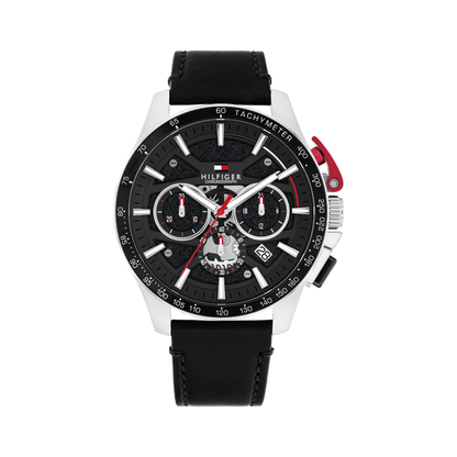Reloj Análogo Casual Plateado de Hombre