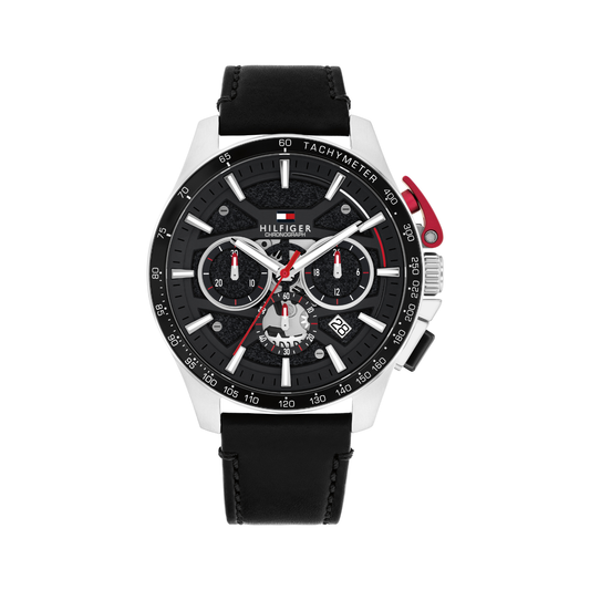 Reloj Análogo Casual Plateado de Hombre
