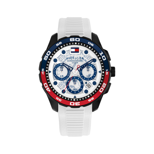 Reloj Análogo Deportivo Blanco de Hombre